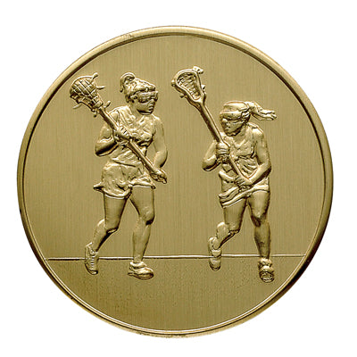Lacrosse (Female) Litho Medal Insert