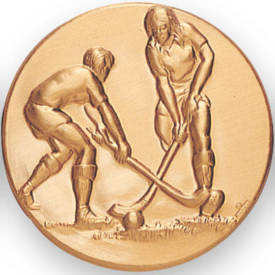 Field Hockey Female Litho Medal Insert