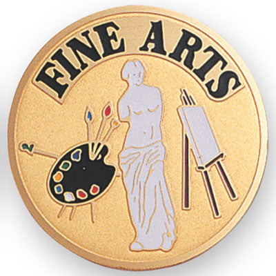 Fine Arts Painting Sculpture Medal Insert (Etched)