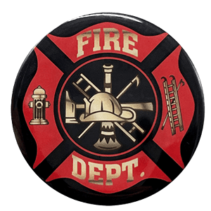 Fire Department 2" Epoxy Insert