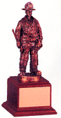 Firefighter Resin Trophy - 10"