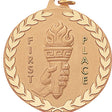 IR-Series First Place Olympic-Style Torch Medal (1 1/2")