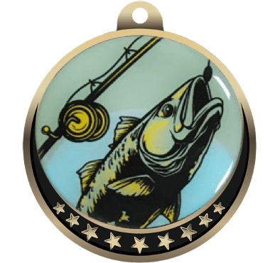 Fishing Insert Medal