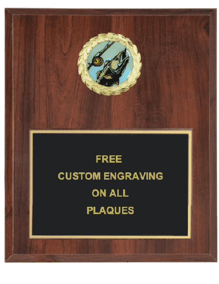 Fishing Insert Plaque
