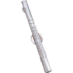Flute Lapel Pin