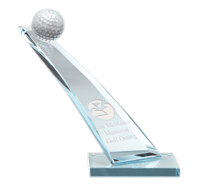 Flying Golf Ball Trophy