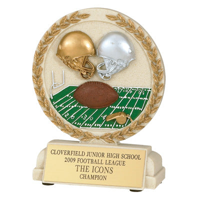 Football Cast Stone Trophy