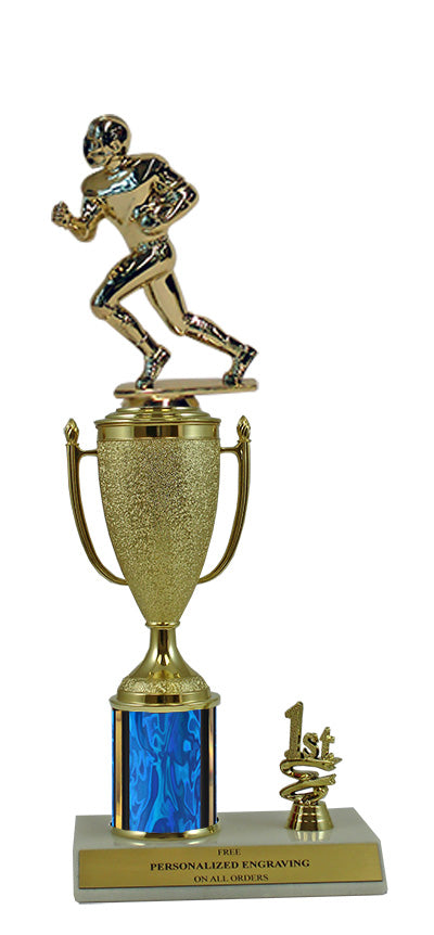 Elite Football 1st, 2nd and 3rd Place Award Cup & Column Trophy