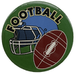 Football 2" Epoxy Insert