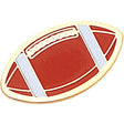 Football Shaped Lapel Pins