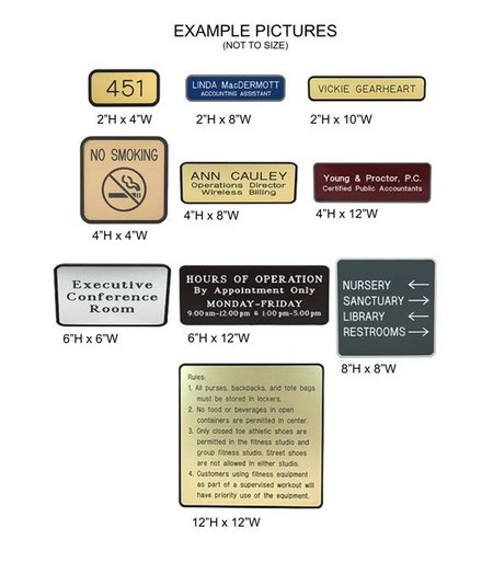 Framed Office Signs & Wall Signs