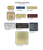 Framed Office Signs & Wall Signs