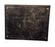 Frameless Black Marble Certificate Plaque