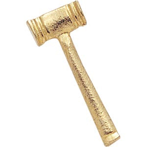 Gold Gavel Lapel Pin