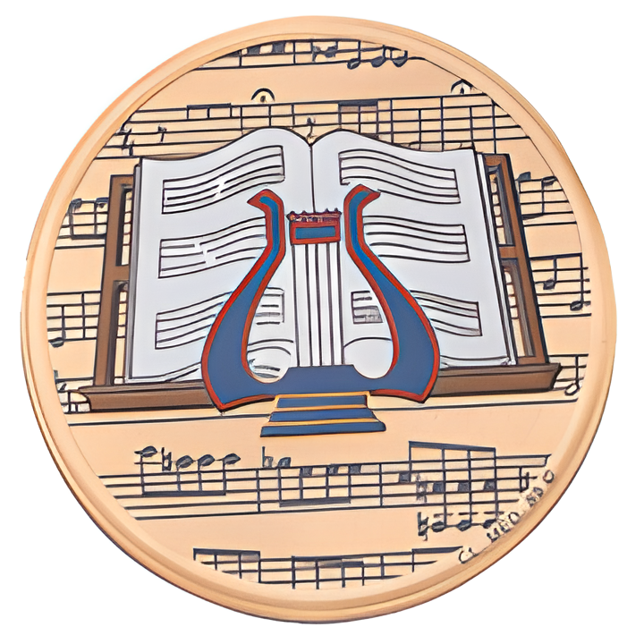 Music (497664) Litho Medal Insert