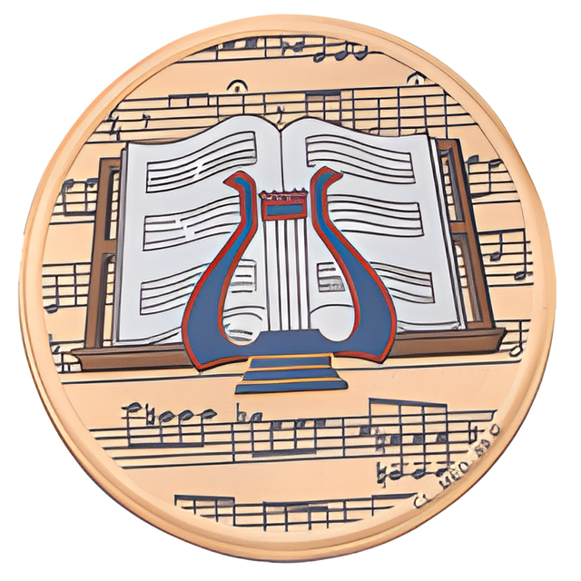 Music (497664) Litho Medal Insert
