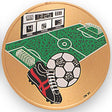 Color Soccer Litho Medal Insert