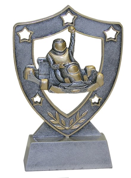 Star Shield Go Kart Trophy