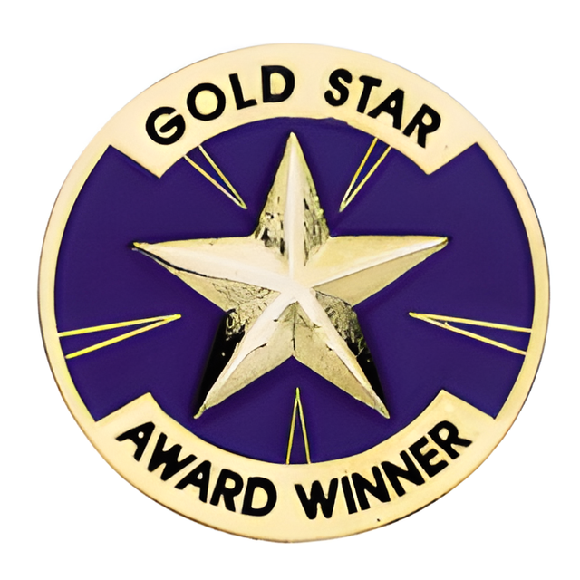 Award Winner Pin