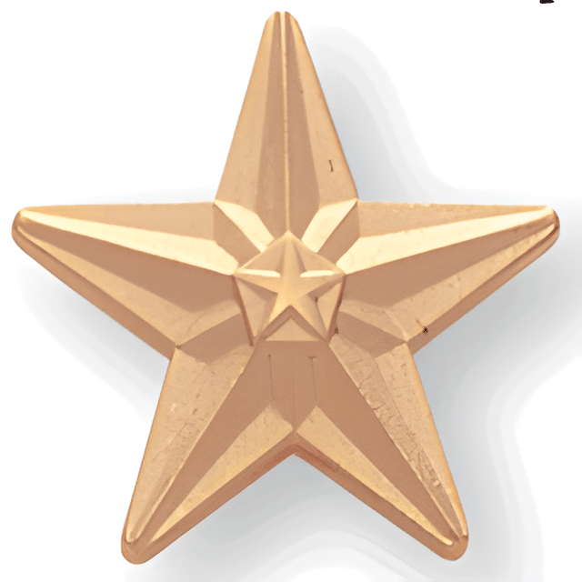 Stars - 3/4 Inch Gold