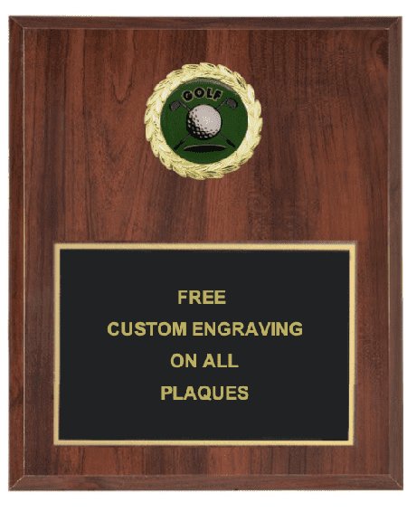 Golf Insert Plaque