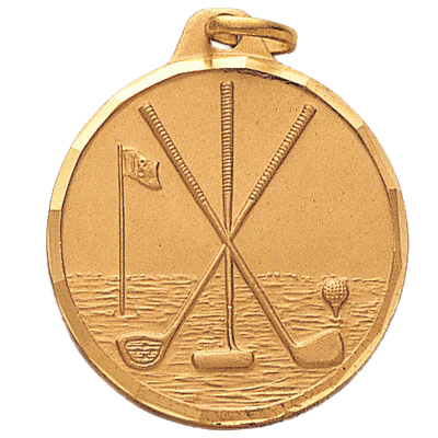Golf Award Medal (1 1/4")