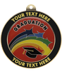 Graduation Insert Medal with Personalized Rim