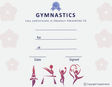 Gymnastics Certificate - Free Template