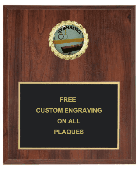 Gymnastics Insert Plaque