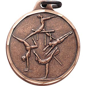 Gymnastics Medals, Female (1 1/4")