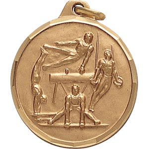 Gymnastics Medals, Male (1 1/4")
