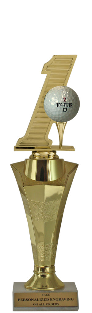 Hole-in-One Star Column Trophy