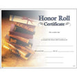 Honor Roll Award Certificate