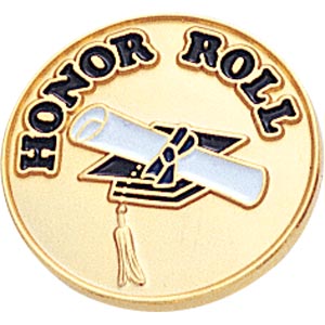 Honor Roll Award Pin