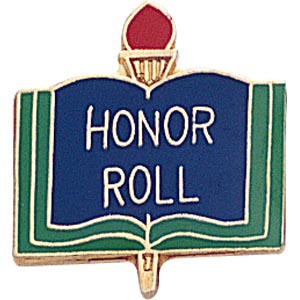 Colorful Honor Roll Lapel Pin