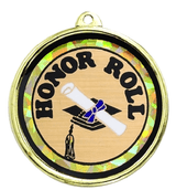 Colorful Honor Roll Award Medal