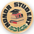 Honor Student Medal Insert (Etched)