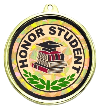 Colorful Honor Student Medal