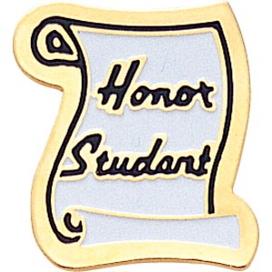 EC Series Honor Student Pin