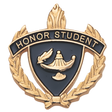 7/8" Honor Student Pin