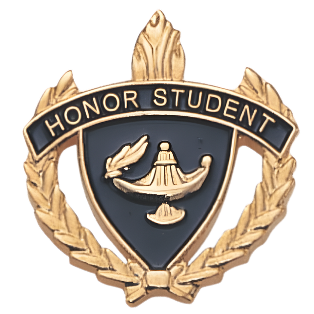7/8" Honor Student Pin