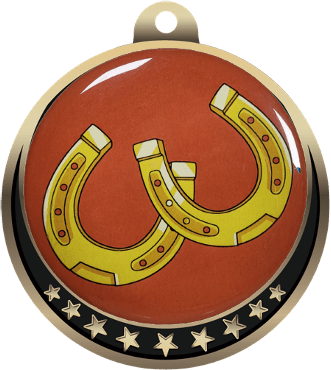 Horseshoes Insert Medal