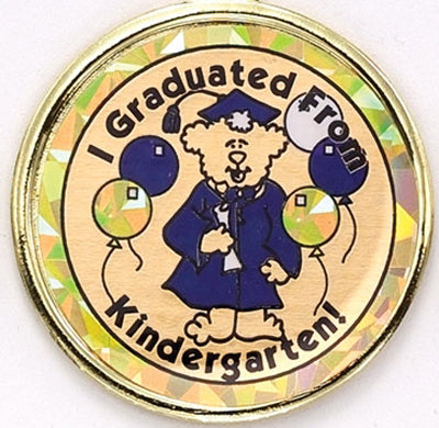 I Graduated From Kindergarten Mylar Decal Medal Insert