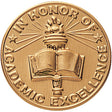 Academic (In Honor Of Academic Excellence) Litho Medal Insert