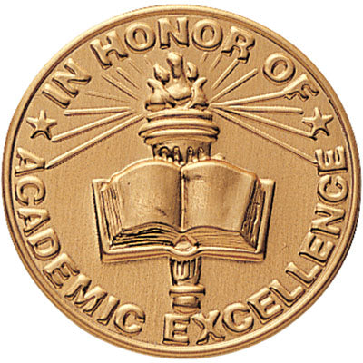 Academic (In Honor Of Academic Excellence) Litho Medal Insert