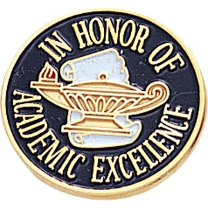 In Honor Of Academic Excellence Pin (BR Series)