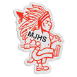 Indian Mascot Badge