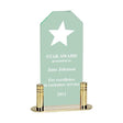 Jade Acrylic with Brass Base and Star