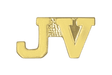 Gold JV Jacket Lapel Pin