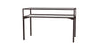 Keepsake Tabletop Display Case, w/ Sliding Rear Door and Dark Bronze Aluminum Frame, 10"H x 60"W x 30"D, Total Height 38"H